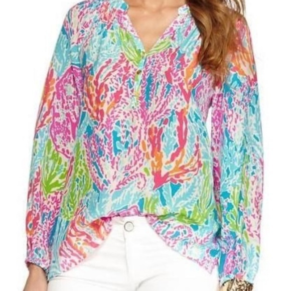 Lilly Pulitzer Blouse - Picture 2 of 2